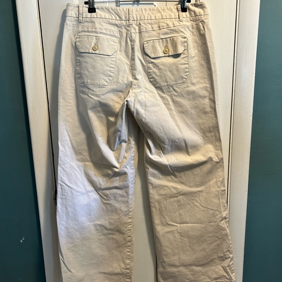 Gap Women’s Cream Wide-Leg Trousers - Picture 7 of 8